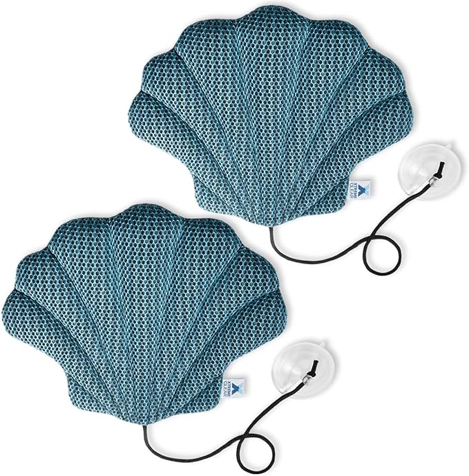 Hot Tub Scum Absorber for Spa & Pool – Oil Absorbing Clean Pad, Hot Tub Accessories for Adults, Scum Remover for Hot Tub Cleaner, Spa Scum Sponge for Oil, Foam (Seashell)