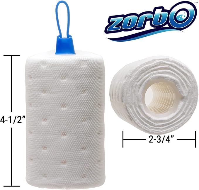 ZorbO Hot Tub Spa & Pool Oil Scum Absorber for Naturally Cleaner Water 2-Pack