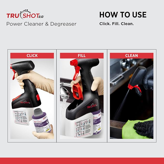 TURSHOT 2.0 POWER CLEANER & DEGREASER 9OZ, 4 PACK