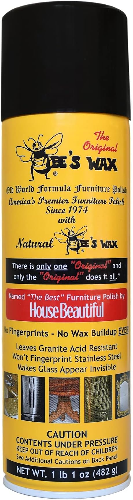 The Original BEE'S WAX Old World Formula Furniture Polish - 4 Pack