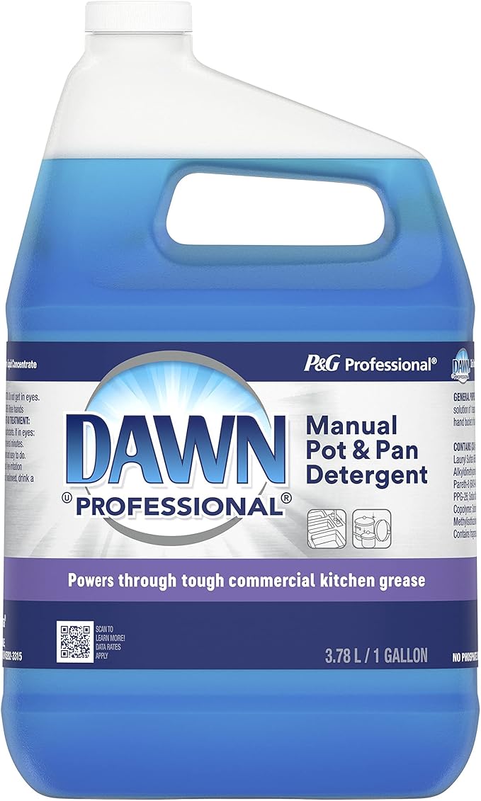 Dawn Professional Bulk Dishwashing Liquid Soap Detergent and Heavy Duty Degreaser Combo Pack, 4 Gallons of Dishwashing Soap + 2 Gallons of Dawn Heavy Duty Degreaser, Regular Scent