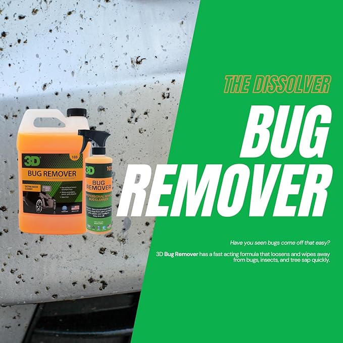 3D Bug Remover Spray & Wipes Bundle – Powerful Bug & Tar Removal for Home & On-the-Go