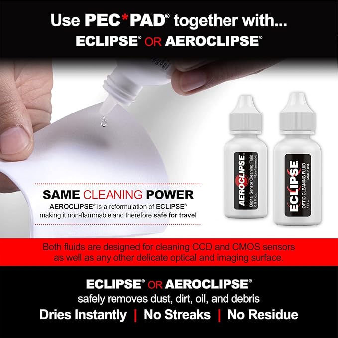 PEC-PAD Lint Free Wipes 4”x4” Non-Abrasive Ultra Soft Cloth for Cleaning Sensitive Surfaces like Camera, Lens, Filters, Film, Scanners, Telescopes, Microscopes, Binoculars. (100 Sheets Per/Pkg) 4-Pack