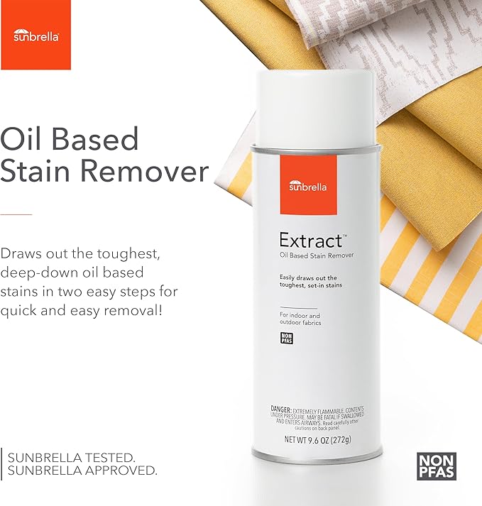 Sunbrella Extract (9.6 oz) + Restore (32 fl oz) Bundle | Extract Oil Stain Remover Fabric Cleaner with Restore Fabric Protector Spray & Water Repellent