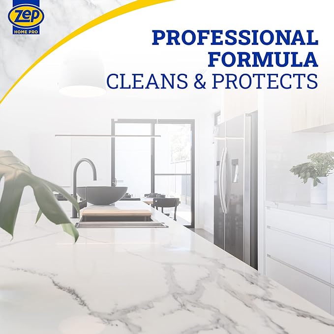 Zep NEW Home Pro 2-In-1 Marble, Granite & Stone Cleaner - 24 Fl. Oz. (Case of 6) - R49706 - Pro Trusted Cleaning Power: Now in Refreshing Scents & Family Friendly Formulas…