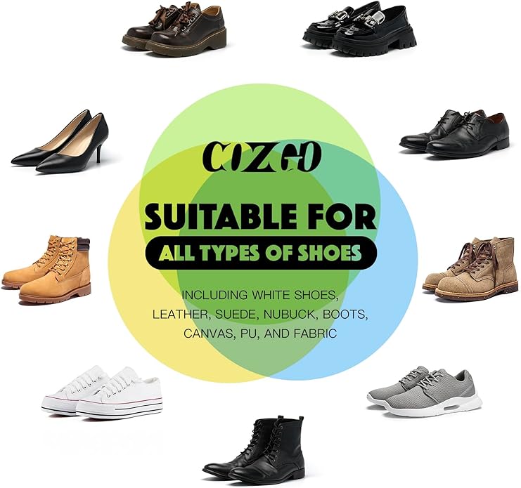 COZGO Protect Shoe Protector Spray, Rain & Stain Waterproof Shoe Spray, Nano Protection for Sneaker, Suede, Leather,10.15FlOz