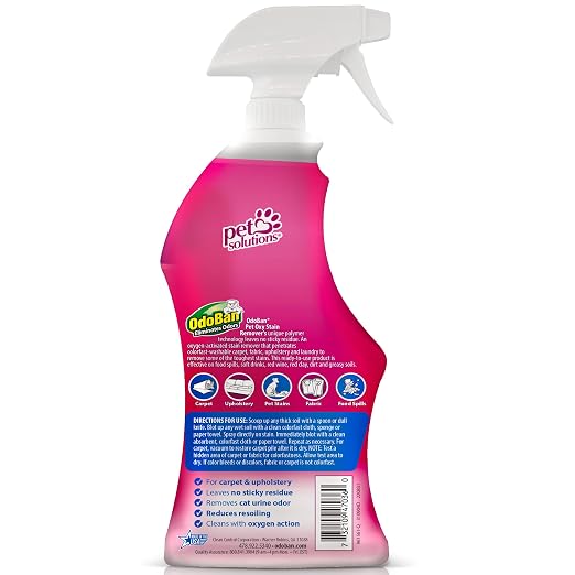 OdoBan 2-Pack 1 Gallon Professional Disinfectant and Odor Eliminator Concentrate with 1 Gallon Pet Neutral pH Floor Cleaner Concentrate and 32 Ounce Pet Oxy Stain Remover