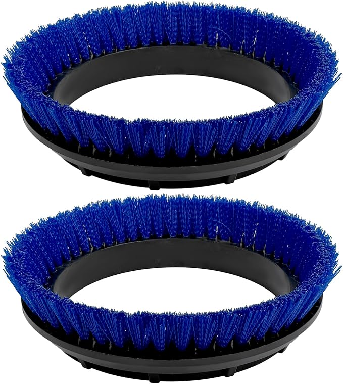 Commercial 237058 Nylon Carpet Polypropylene Scrub Orbiter Brush, 12" Diameter, for ORB550MC Orbiter Floor Machine, Blue