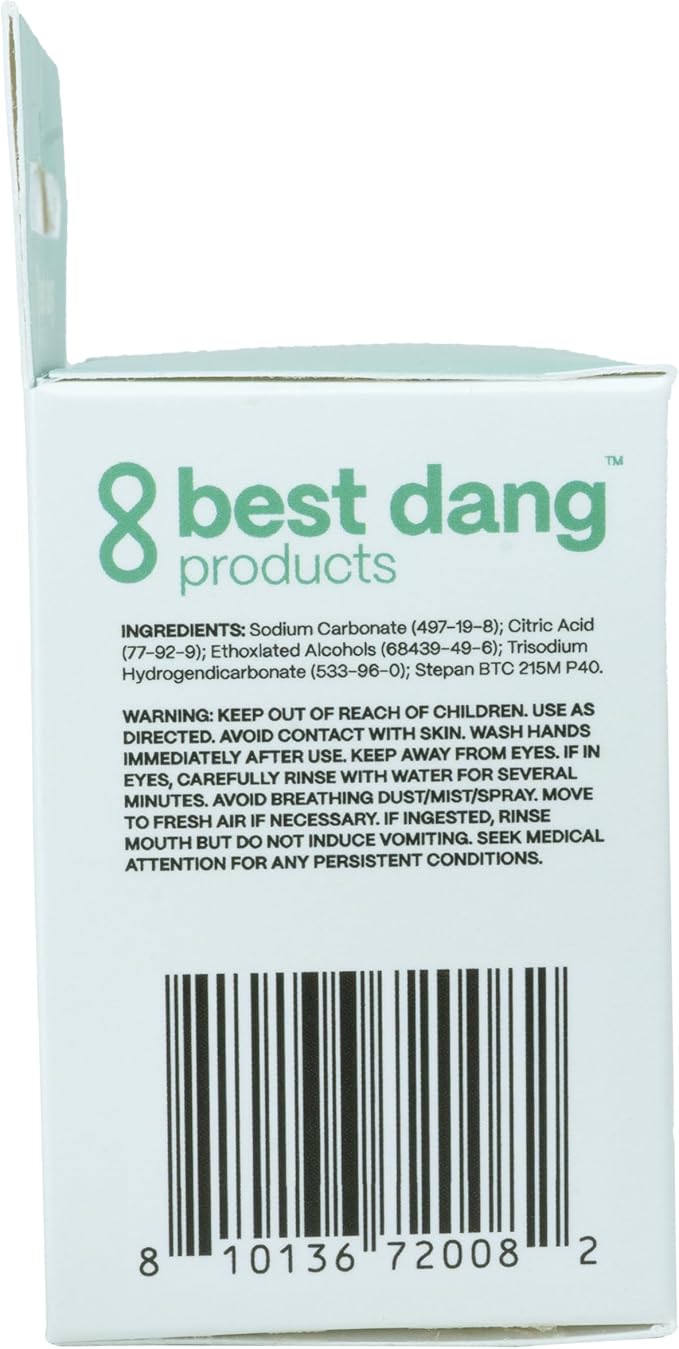 Best Dang Products One-Step Trash Can Cleaner, Tablets, 2-Pack, Mint Scented
