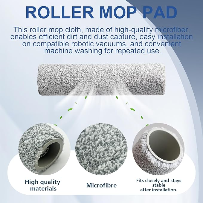 Roller Mop for Ecovacs Deebot X9 Pro Omni, X11 OmniCyclone Vacuum Cleaner, Replacement for Yeedi S14 Plus Vacuum Cleaner