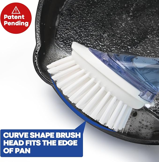 Soap Dispensing Dish Brush + Sponge Brush Refills