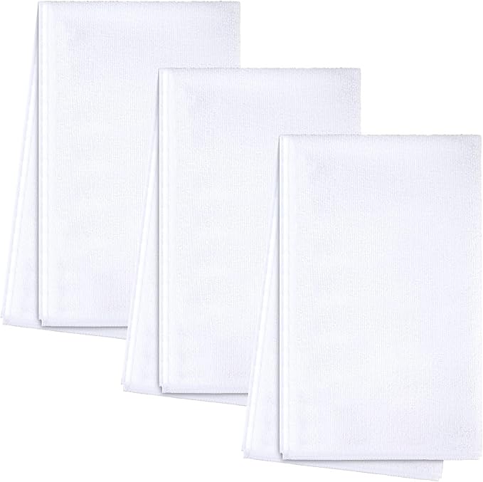 Patelai 3 Pieces Sublimation Dishtowel Absorbent Multi Purpose Kitchen Dish Towels Blank DIY Dishcloth Bathroom Towel for Fall Christmas Kitchen Home Decor,16 x 24 Inch