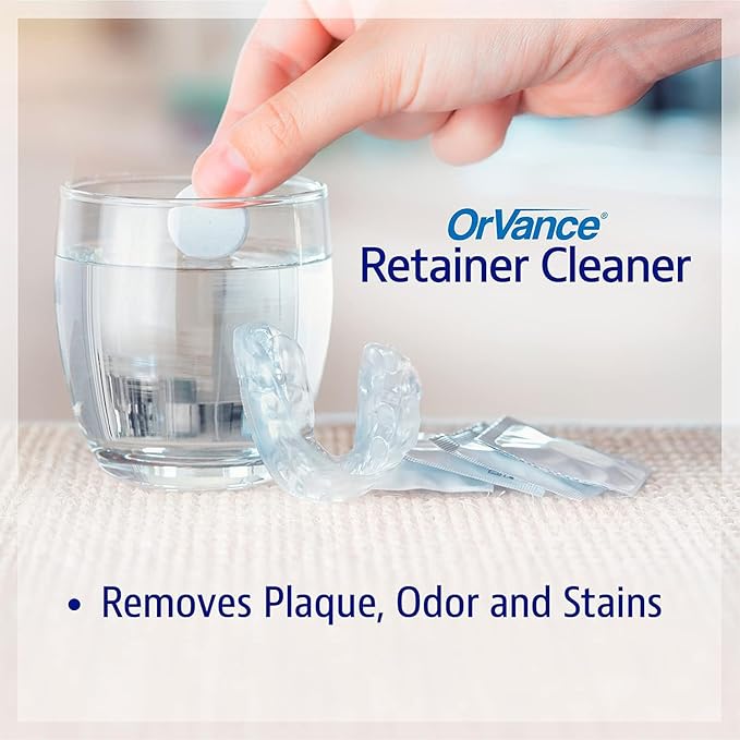 OrVance Retainer Cleaner Tablets (56 Count) & OrVance Pontics (32 Count)