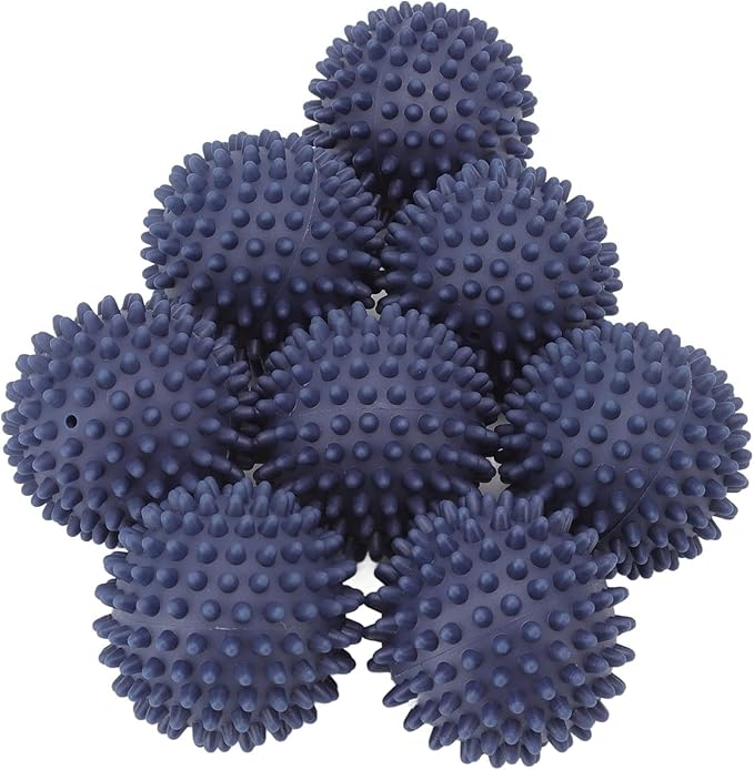 8pcs Washer Balls,Reusable Tangle Free Eco Friendly Laundry Scrubbing Balls Solid Colorful Laundry Washing Balls Enhance Machine Cleaning Power(Type A)