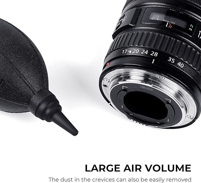 K&F Concept Lens Air Blower, Lens Cleaning Pen with Soft Brush, Double-Sided Carbon Head, Dust Blower for Camera Lens, Optical Lens, Glasses, Cosmos/Valve Index /PS4 PS5 VR Headset