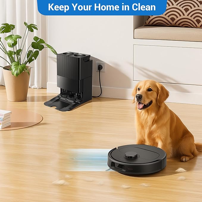 QV 35A Replacement Parts for Roborock QV 35A QV 35S QR 598 QR 798 Robotic Vacuum Cleaner with 1 Roller Brush,4 Mops,4 HEAP,4 Side Brushes,6 Dust Bags,1 Screwdrivers,1 Clean Brush Accessories
