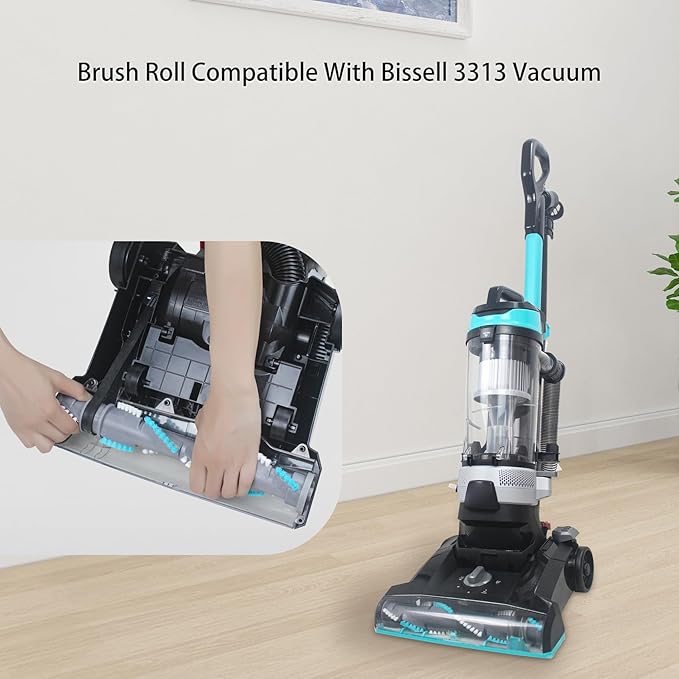Brush Roll Compatible with Bissell 3313 PowerForce Helix Bagless Upright Vacuum (2 Brush roll)