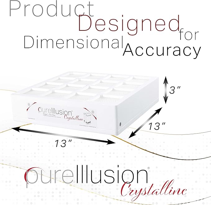 PureIllusion Scientifically Tested PreFilter for IQAir HealthPro Series Air Purifier - Ultra Premium Filter fits PreMax Module - Genuine Crystalline Pre Filter