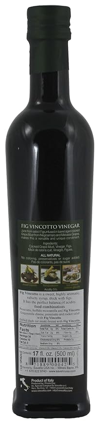 Gianni Calogiuri Fig Vincotto Balsamic Vinegar, 500ml (17oz)