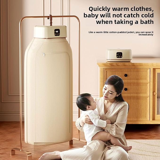 Portable dryer - suitable for apartments, RVs, travel, and dormitories, mini/compact dryer with adjustable timer, quiet and fast, worry free settings, 600W