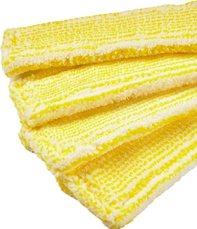 Quick Dry Polishing Cloths for WV2 WV5 Window Vacuum Cleaners Thickened Washable Fabric Replacement Pad Microfiber Cleaning Rags (10pcs)