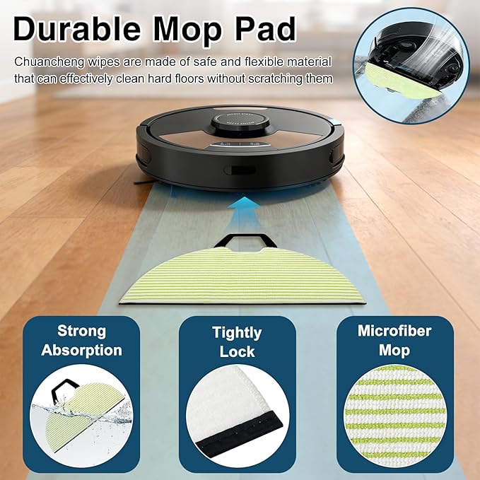 UR2650WS Replacement Parts for Shark AV2613WA Matrix Plus 2-in-1 Robot Vacuum, Accessories with Main Brush, Filters, Pre & Felt-Filter, Pre-Motor Foam Filters, Mop Pad, Side Brushes, 22 Pack