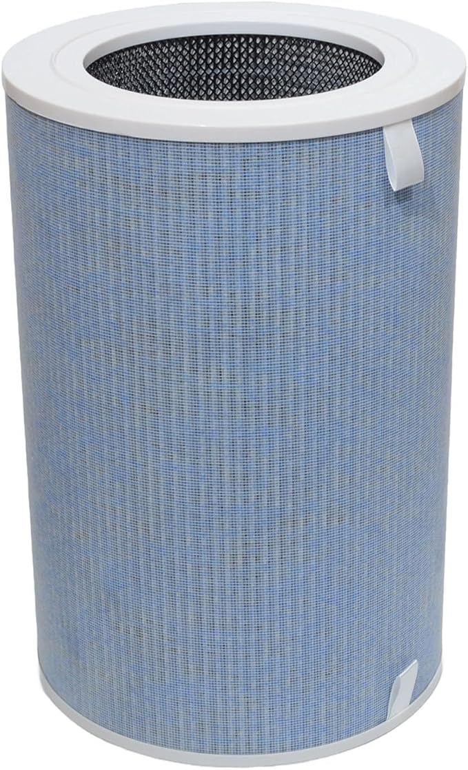 PUREBURG NS-APFL2 Replacement Filter Compatible With INSIGNIA NS-APLWH2 Large room Air Purifier, H13 True HEPA Activated Carbon 2-in-1 4-Stage Filtration