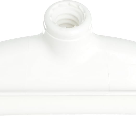 SPARTA 4156702 Plastic Floor Squeegee, Shower Squeegee With Double Foam For Window, Glass, Shower Door, Floor, Windshield, 18 Inches, White, (Pack of 6)