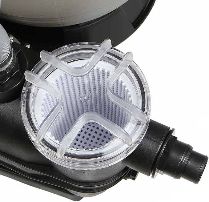 XtremepowerUS 13" Sand Filter Pump System for Above Ground Pools, 3/4 HP 2460 GPH Pool Pump with Timer, 4-Way Multi-Port Valve, for Pools Up to 10,000 Gallons