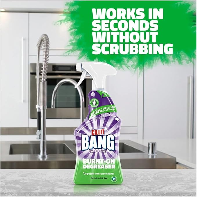 Cilit Bnag Power Cleaner Universal Degreaser Spray Cleaner - Pack of 3 (750ml each)