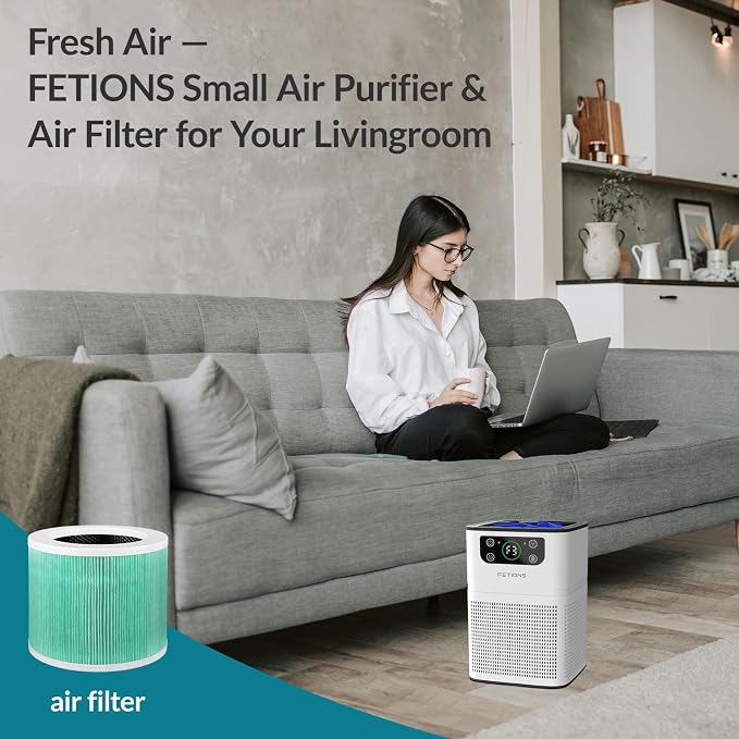 Air Purifier White + Air Purifier Black