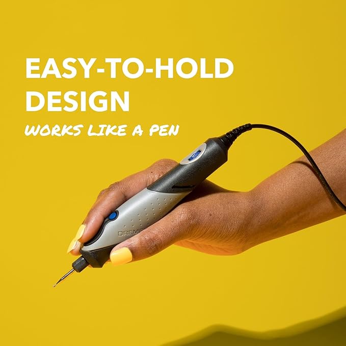 Dremel Stylo+ Craft Rotary Tool Kit with 15 Accessories - Engraving Pen for Wood Carving, Glass Etching, and Jewelry Making (2050-15)