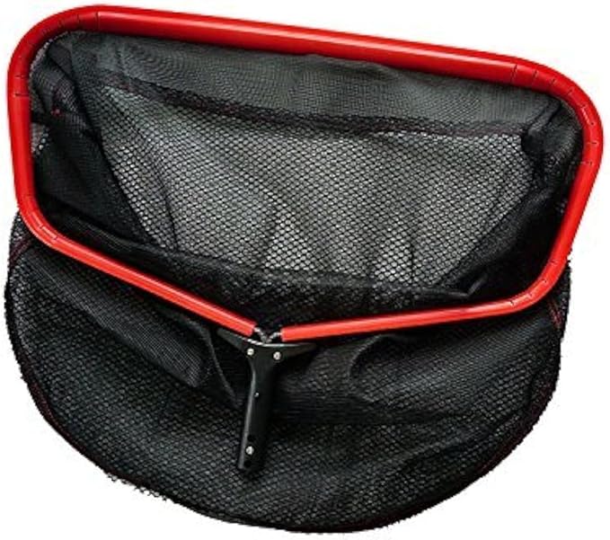 FibroPool Swimming Pool Leaf Skimmer Net - Ultra Fine Mesh, Heavy Duty - 18 in - Aluminum
