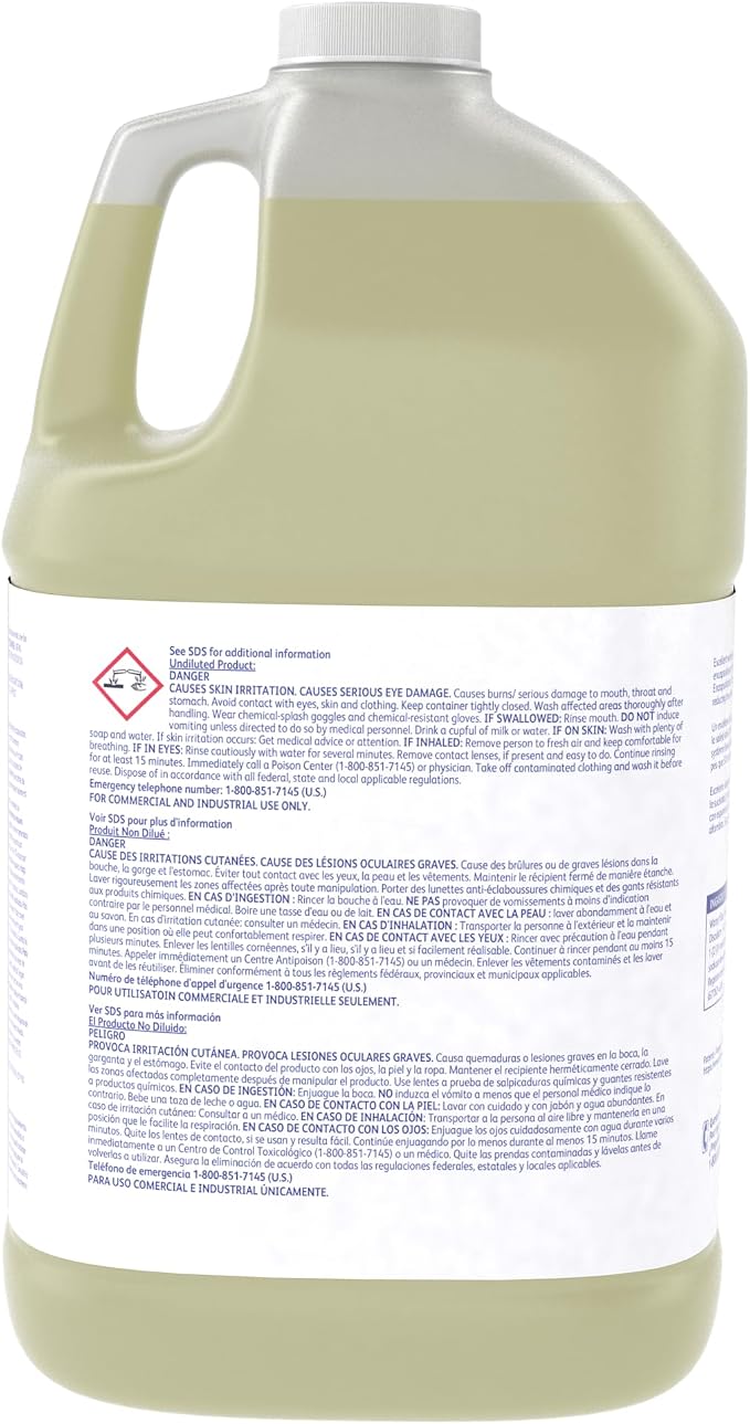 Diversey 9BP92017 Dry Foam Shampoo & Encapsulation Cleaner, Carpet & Upholstery Cleaner, Floral Scent, Concentrate, 1-Gallon