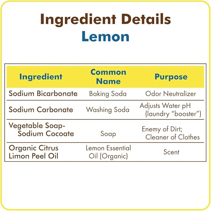 Meliora Cleaning Products Laundry Powder Detergent (128 HE Loads), Lemon