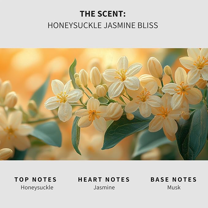 Lapew Honeysuckle Jasmine Carpet Deodorizer Powder - Pet Safe Freshener for Vacuuming | Scented Odor Eliminator for Home | 16 oz