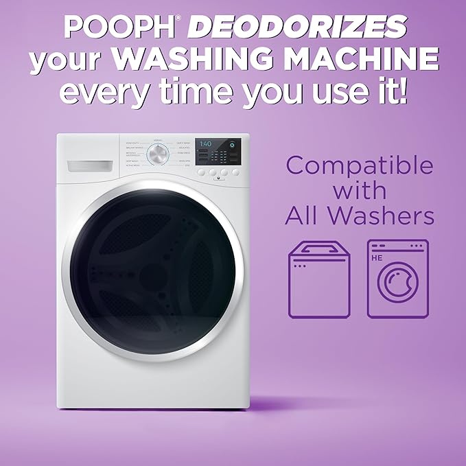 POOPH Pet Odor Eliminator Bundle (2 x 32 oz) — Pet Odor Spray + Laundry Odor Additive for Carpet, Furniture, Litter Box, Clothes & Bedding — Urine, Poop & Pee Remover, Unscented, Safe for Pets