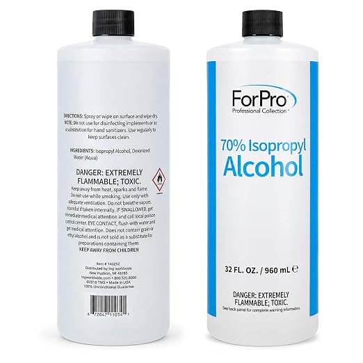 ForPro 70% Isopropyl Alcohol (IPA), 32 Fl Oz (960 ml) – Pure & Unadulterated Concentrated Alcohol