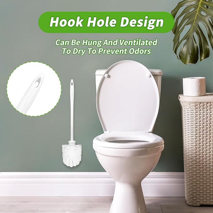 35pcs Toilet Brushes Pack Toilet Brush Only Long Toilet Brush Heavy Duty Toilet Brush Commercial Toilet Brush Long Handled Toilet Brush Toilet Brush Without Holder Disposable Toilet Brush Set