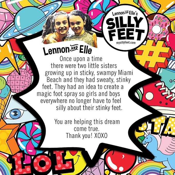 Magic Shoe Deodorizer, Foot Odor Powder for Smelly Feet, Odor Eliminator Stronger than Spray, Kids Shoe Powder for Odor Control, Large 8 Oz, Grape Lollipop Scent