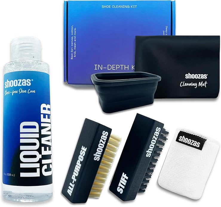 Shoozas Shoe Cleaner Kit – Mess-free, Powerful, and Delicate Shoe Cleaning Kits, Quick Dry, Non-Toxic, Safe on all Materials.