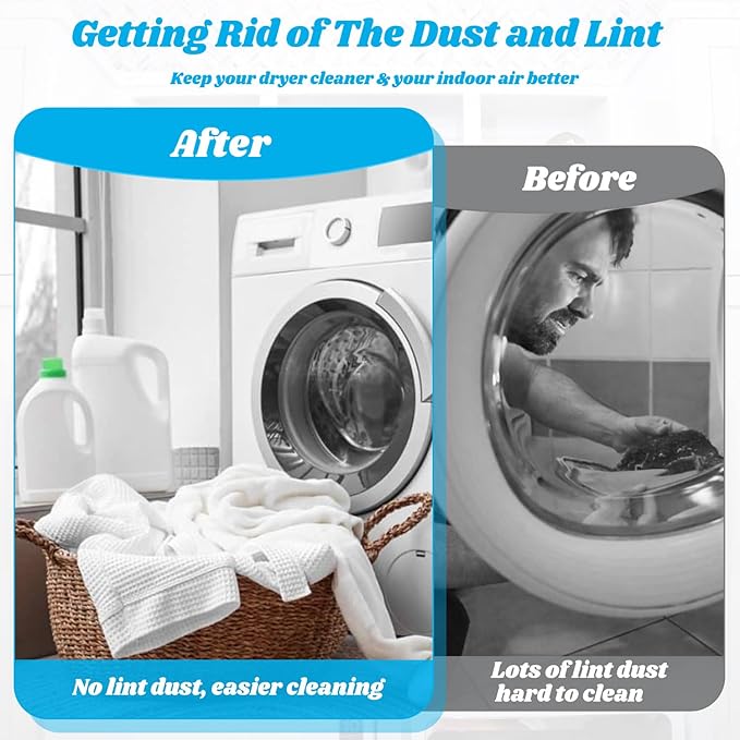 Upgraded Galvanized Steel 3-in-1 Multifunction Indoor Dryer Vent Kit, Dryer Duct Lint Trap, Dryer Vent Box Switch Summer Winter for Electric Dryers, Fits all 4" Dryer Duct Hose