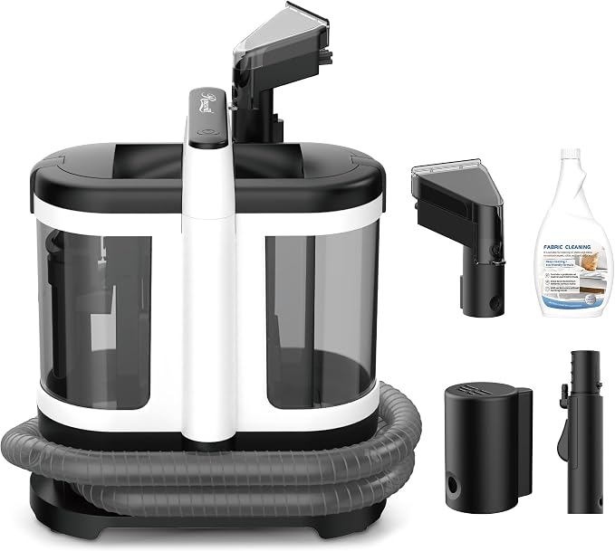 Rosewill Multi-Purpose Portable Carpet and Upholstery Cleaner, Powerful Suction 11 Kpa Spot Cleaner, 450W Motor, Car and Auto Detailer, Stain and Spot Remover; Versatile Use: Carpet, Sofa, Pet Hair