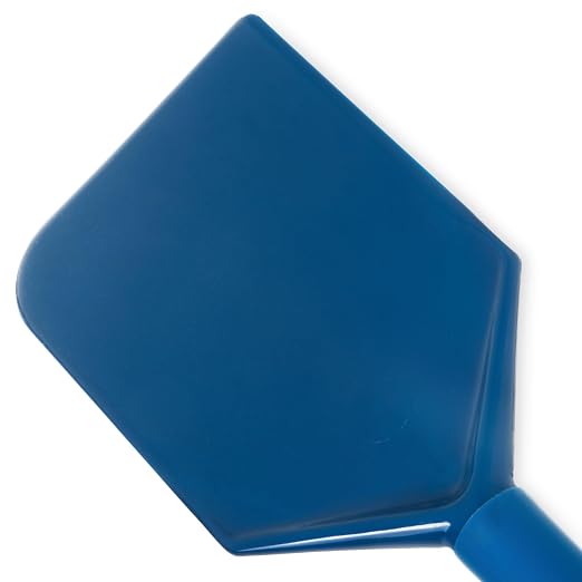 SPARTA Nylon Paddle Mixing Scraper, Long Handle, Waterproof with Color Coded System for Large Batch Cooking and Cleaning, 48 Inches, Blue, (Pack of 6)