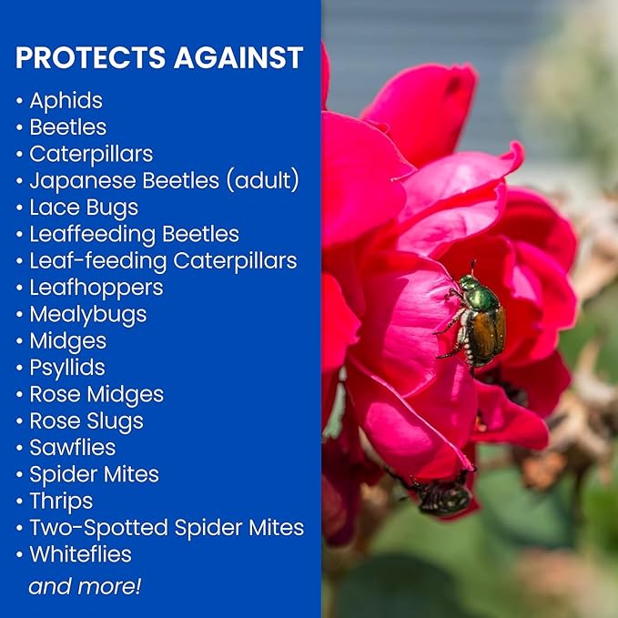 NATRIA Codling Moth Pheromone Trap, Ready-to-Use, (1-Pack) with BioAdvanced 3-in-1 Insect, Disease and Mite Control, Ready-to-Use, 24 oz