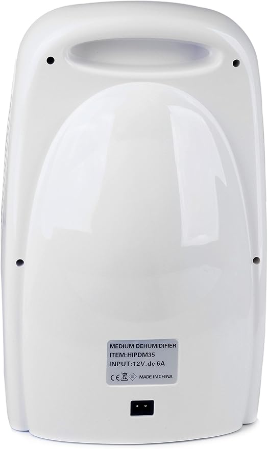 Ivation IVADM35 Powerful Mid-Size Thermo-Electric Dehumidifier - Quietly Gathers Up to 20 Ounces of Water Per Day - for Bath Room, Basement, Attic, Boats, Rv Ect - for Spaces Up to 2,200 Cubic Feet