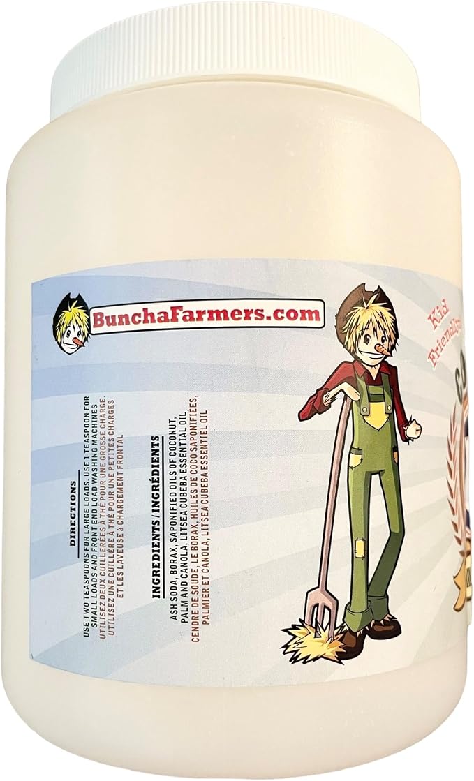 Buncha Farmers Country Fresh 100% All Natural Eco-Friendly Laundry Detergent 21.16 oz/100 loads (Made in Canada)