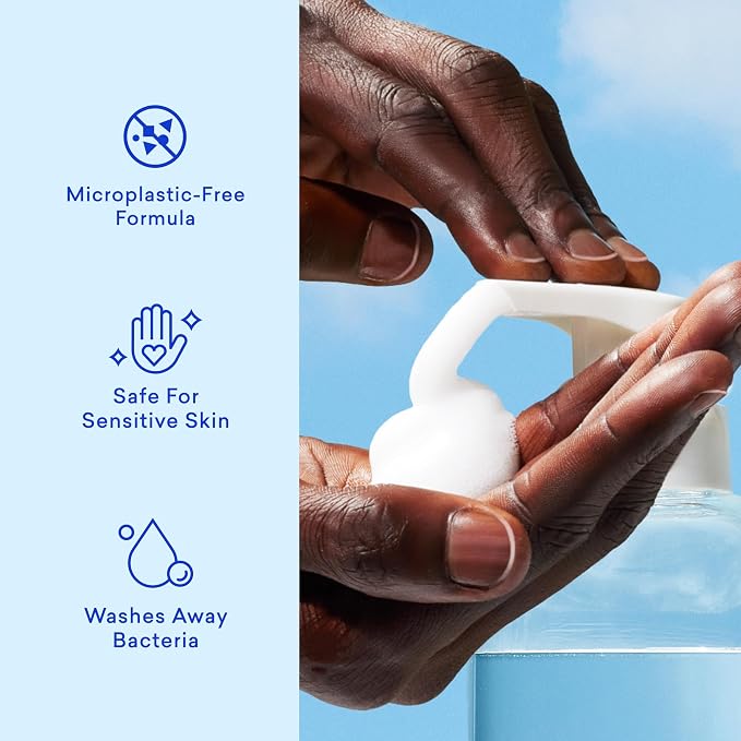 BLUELAND Foaming Hand Soap Refill Tablets, 10-Pack, Pacific Mist Scent, Eco Friendly Cleaning Products, 10 x 9 Fl oz