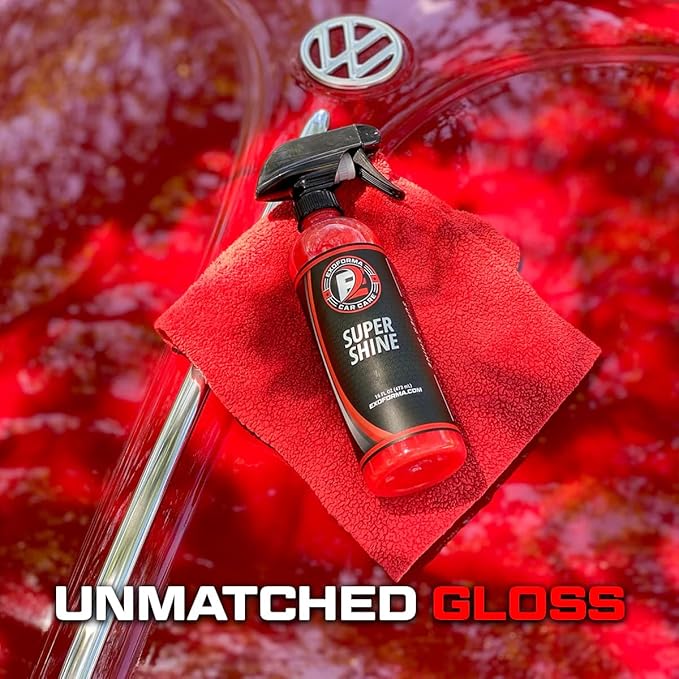 ExoForma Super Shine - High Gloss & Quick Shine Spray for Cars - Car Care Products - Cleaning Spray & Quick Gloss Finish - Easy & Quick to Apply, 128 oz