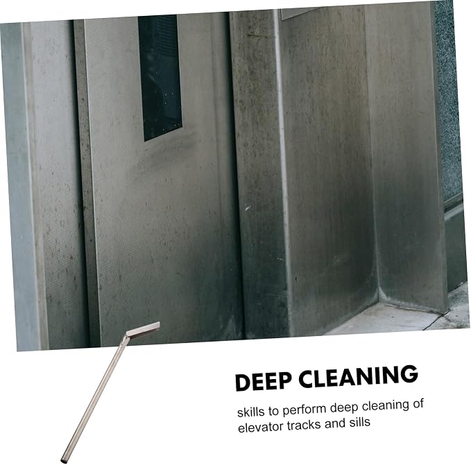 PRETYZOOM Elevator Groove Scraper Tool for Efficient Gap Cleaning and Maintenance Office and Residential Buildings Innovative Design for Deep Debris Removal and Enhanced Performance
